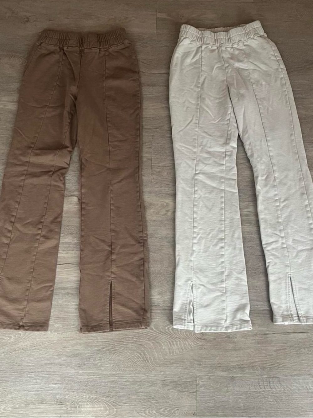 Good American wide leg sweats set of 2